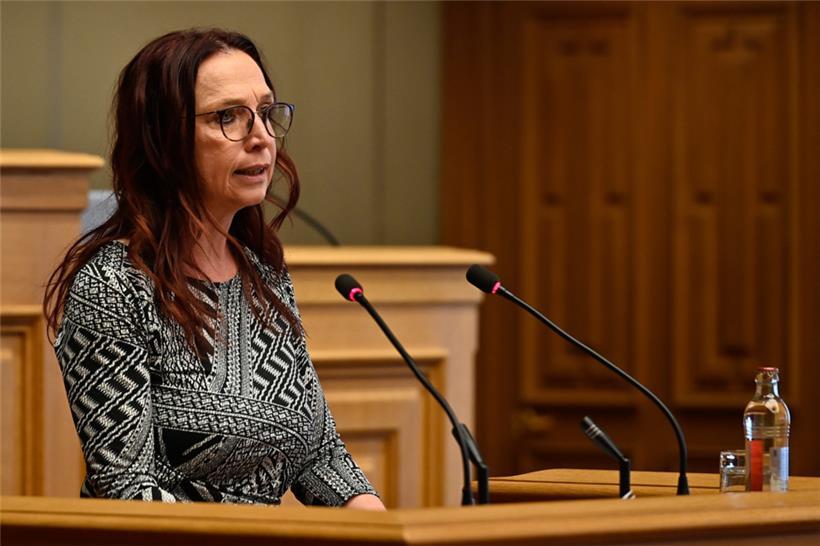 Myriam Cecchetti, „déi Lénk“-Abgeordnete

