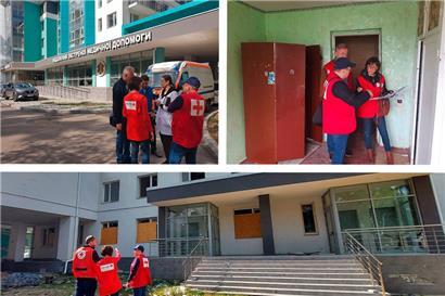 Myriam Jacoby bei ihrem letzten Ukraine-Besuch im September
