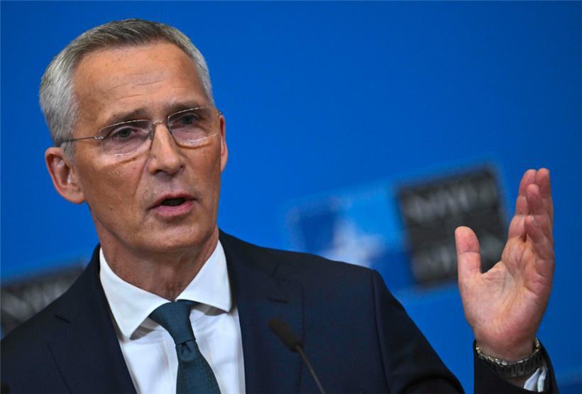 NATO-Generalsekretär Jens Stoltenberg in Brüssel: „Stehen zusammen.“
