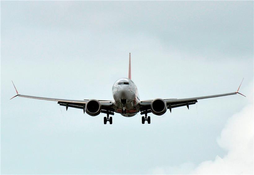 Nach 20 Monaten am Boden wieder in der Luft: die 737 Max des US-Flugzeugbauers Boeing
