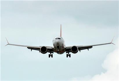 Nach 20 Monaten am Boden wieder in der Luft: die 737 Max des US-Flugzeugbauers Boeing
