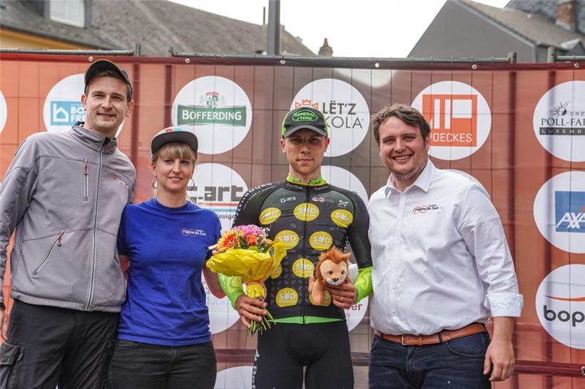 Nach dem Prolog und der 1. Etappe führt Kevin Pezzo Rosola die Tageblatt Flèche du Sud an
