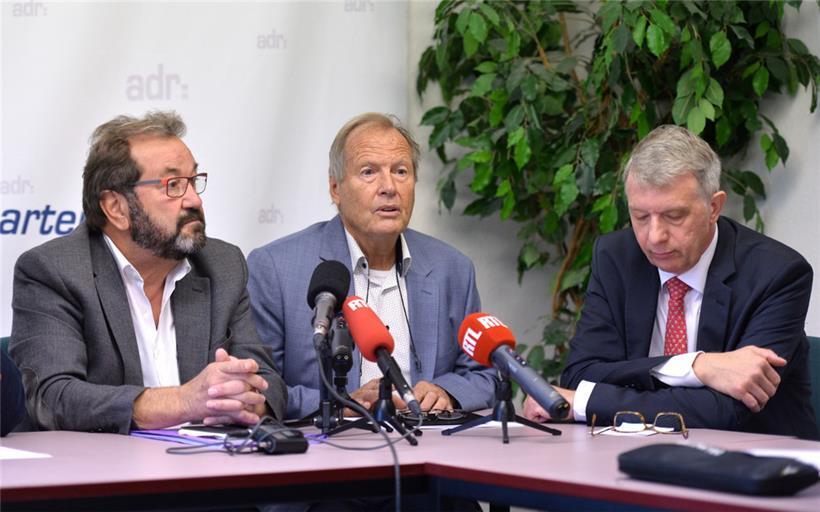 Nach den Wahlen 2018 waren Gast Gibéryen (l.), Roby Mehlen (M.) und Fernand Kartheiser (r.) noch geeint
