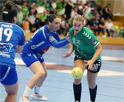 Nach der Finalniederlage im Pokal ist den Käerjengerinnen um Jenny Zuk die Revanche gegen den HBD gelungen
