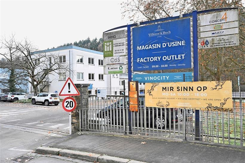 Nach der Schließung blieb noch ein Outlet-Laden
