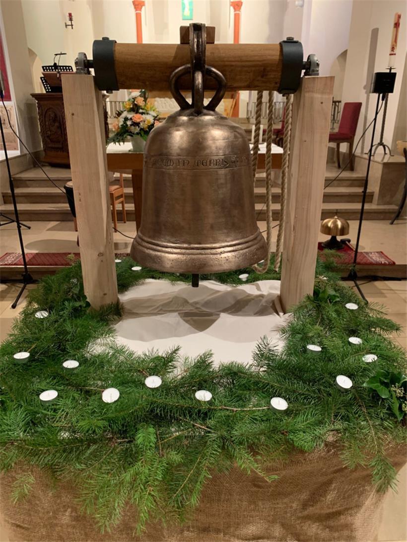 Nach der Segnung durch Weihbischof Léon Wagener …
