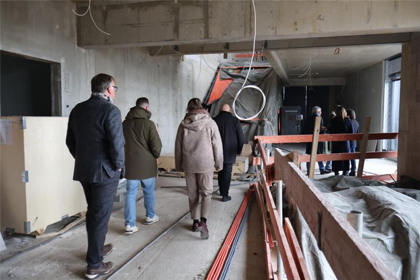 Nach einer kurzen Verzögerung der Bauarbeiten aufgrund einer Sonder-Genehmigung ...