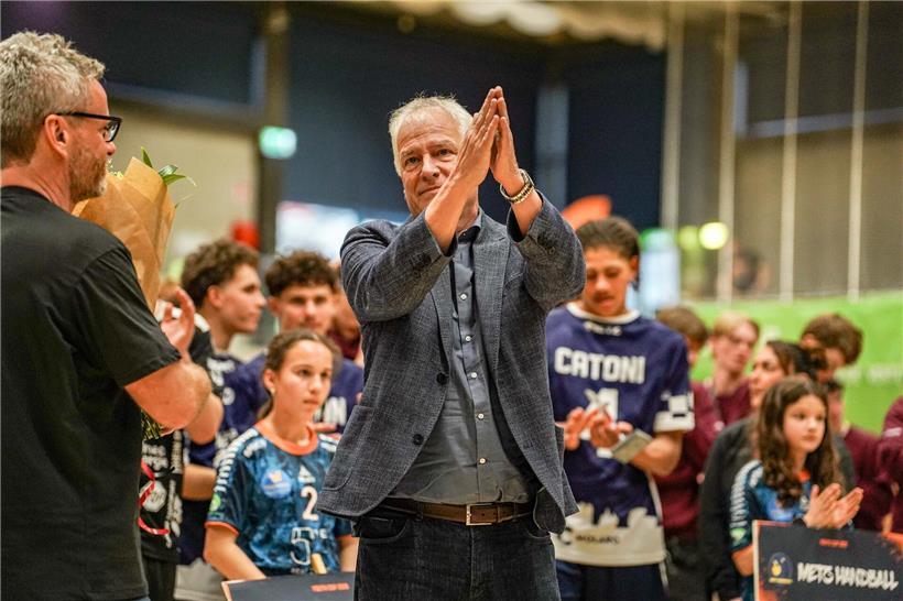 Porträt von Lynn Spielmann und Max Spielmann bei der Übergabe des Präsidentenpostens im Organisationskomitee nach 20 Jahren