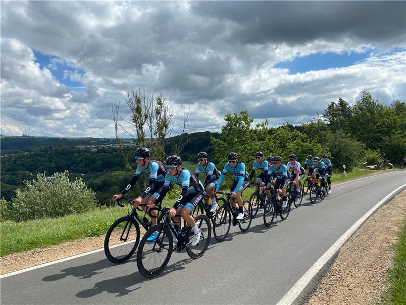 Nach über drei Monaten war die luxemburgische Development-Mannschaft Leopard Pro Cycling wieder zusammen auf der Straße unterwegs

