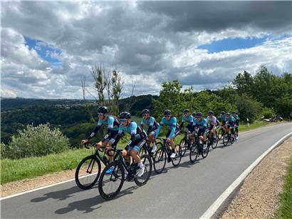 Nach über drei Monaten war die luxemburgische Development-Mannschaft Leopard Pro Cycling wieder zusammen auf der Straße unterwegs
