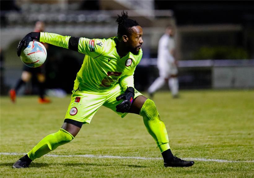 Nach zwei Teilnahmen ohne Einsatz erhofft sich Rodange-Keeper Anthony Mfa diesmal, im Kasten der Elf aus Gabun zu stehen
