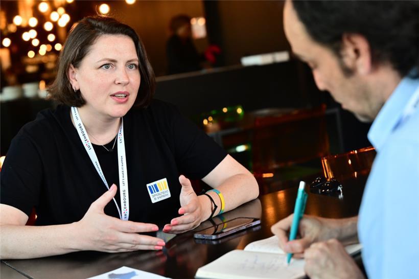 Nadiya Bigun, Vize-Wirtschaftsministerin der Ukraine, war Ende Juni zu Besuch in Luxemburg
