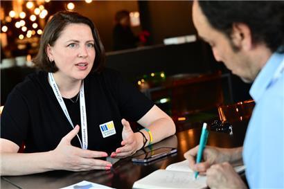 Nadiya Bigun, Vize-Wirtschaftsministerin der Ukraine, war Ende Juni zu Besuch in Luxemburg
