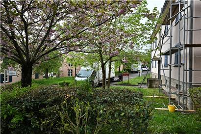 Nächste Woche werden hier Flüchtlinge aus der Ukraine einziehen: die „Cité de l’Espérance“ in Esch
