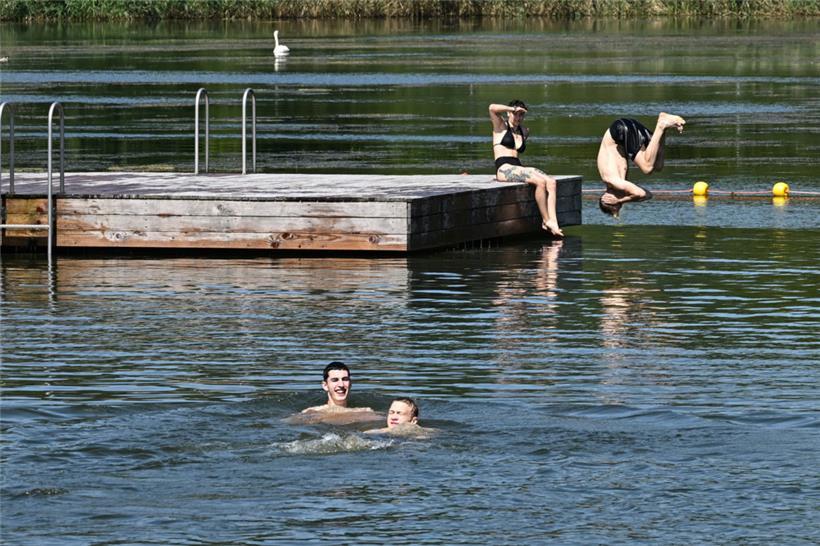 Nächstes Jahr könnte das Badeareal am See vergrößert werden
