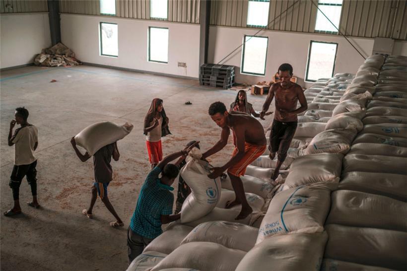 Nahrungsmittel sind vorhanden, doch allzu oft ist die gerechte Verteilung das Problem  
