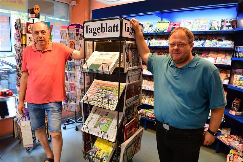 Nahtloser Übergang: Francis Rolando (l.) geht in Rente, am 1. September übernimmt Serge Charpantier. Er weiß, worauf er sich einlässt. Immerhin hat er das Geschäft in der Grand-rue in Rümelingen bereits von 2000 bis 2004 geleitet.
