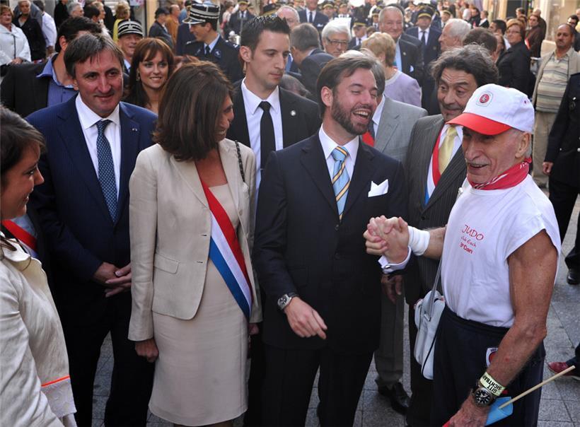 Nationalfeiertag 2012: Fredy Koch begrüßt Erbgroßherzog Guillaume