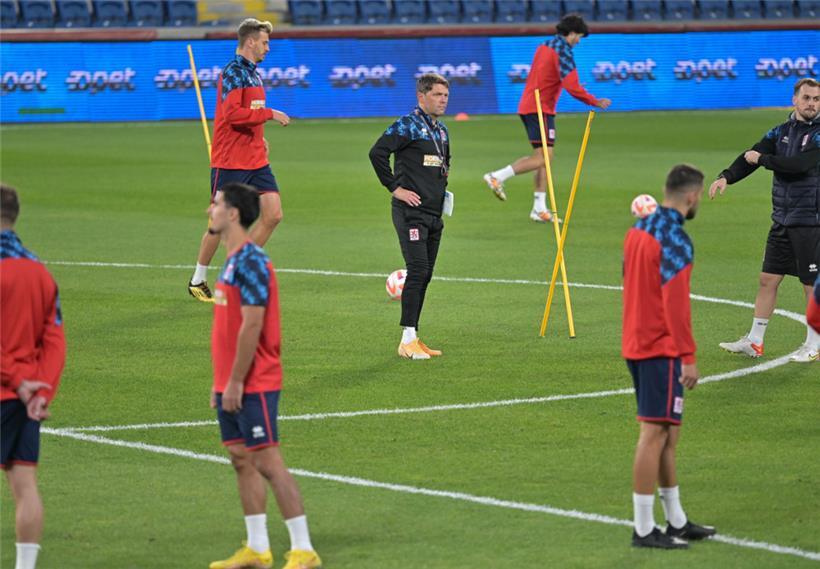 Nationaltrainer Luc Holtz will die jungen Talente beobachten
