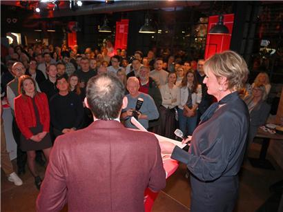 LSAP-Ko-Präsidenten Francine Closener und Dan Biancalana präsentieren neues Grundsatzprogramm neben Statutenreform in zweiter Amtszeit