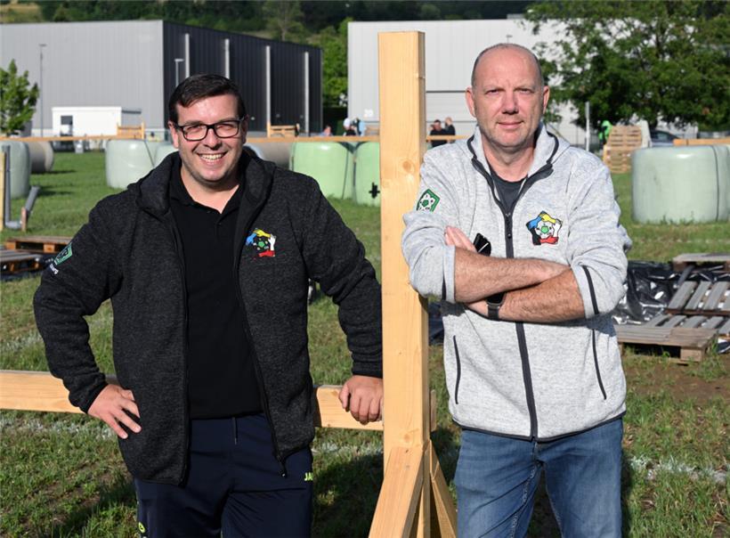 Nelson Costa und Marc Mechtel freuen sich auf den Wettkampf
