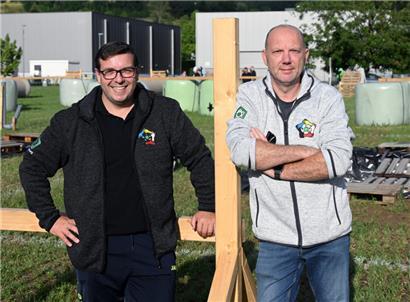 Nelson Costa und Marc Mechtel freuen sich auf den Wettkampf
