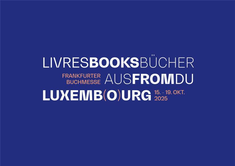 Neu: das Logo für den Stand „Books from Luxembourg“
