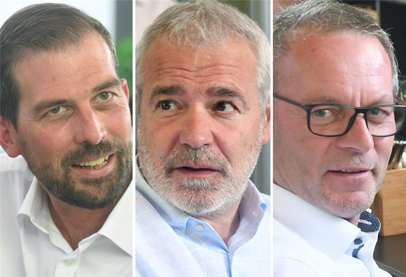 Neue Aufgabenverteilung und neue Gesichter innerhalb der LSAP-Fraktion: Yves Cruchten, Dan Kersch und Carlo Weber
