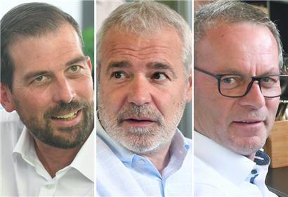 Neue Aufgabenverteilung und neue Gesichter innerhalb der LSAP-Fraktion: Yves Cruchten, Dan Kersch und Carlo Weber
