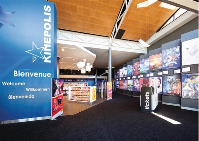 Neugestaltet werden soll auch der Eingangsbereich des Kinokomplexes