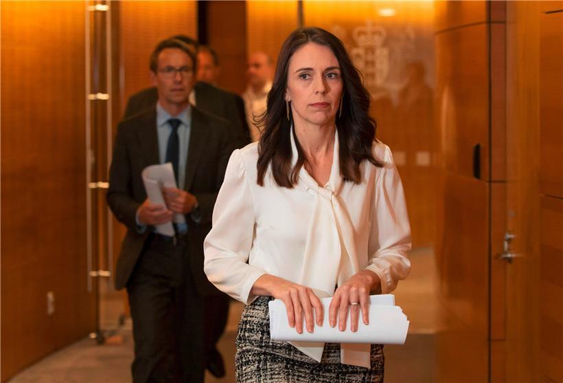 Neuseelands Premierministerin Jacinda Ardern hatte sehr schnell auf die Pandemie reagiert
