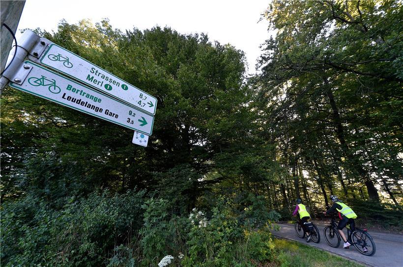 Nicht immer geht es derart malerisch für Jutta Wirtz und Melina Multon auf dem Weg zur Arbeit von Esch in die Hauptstadt wie auf diesem Foto zu
