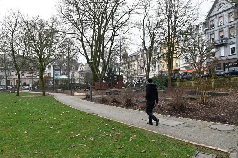 Nicht immer ist es hier so ruhig: Der „Parc Gerlache“ in Differdingen. 

