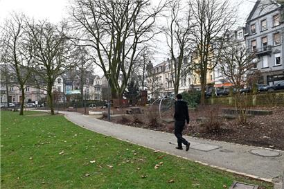Nicht immer ist es hier so ruhig: Der „Parc Gerlache“ in Differdingen. 
