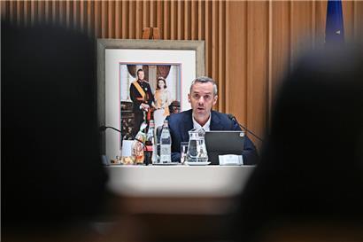 Nicht kritikfähig? Der Schöffenrat um Bürgermeister Georges Mischo.
