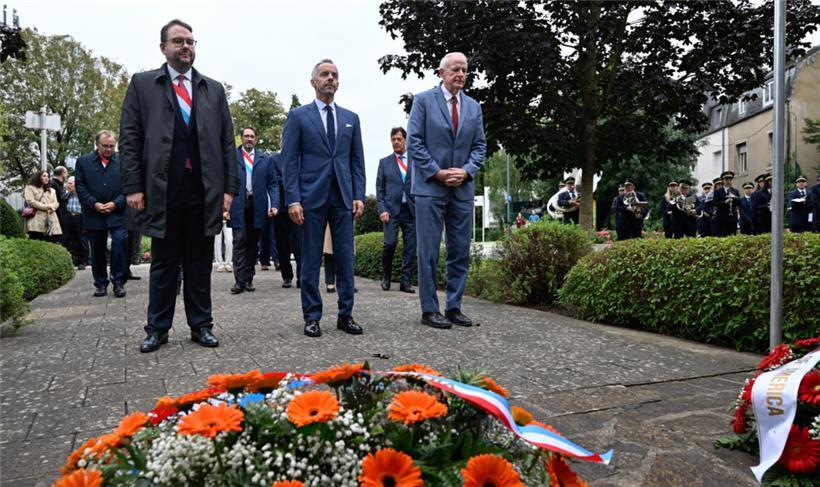 Nicht nur die Befreier wurden geehrt, sondern auch der Opfer des Nationalsoziali...