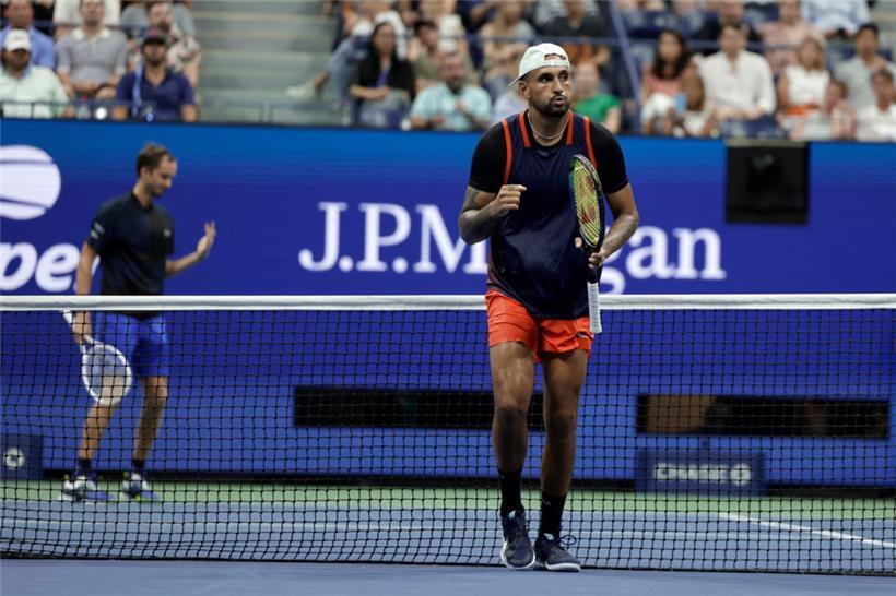 Nick Kyrgios marschiert bei den US Open weiter ins Achtelfinale
