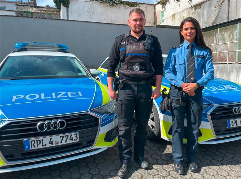 Nick Sauber und Duresa Muftari sind Teil eines Austauschs zwischen der Polizei in Bitburg und Luxemburg. Sie arbeiten für einige Tage in Schichten der jeweils anderen Dienststelle.
