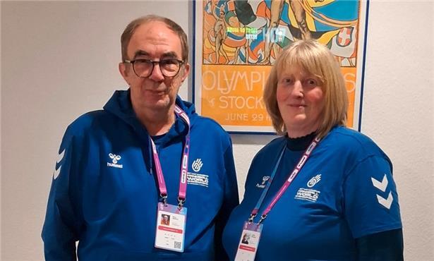 Nico Fanck und Joëlle Wolsfeld waren während der WM in Trier im Einsatz
