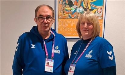 Nico Fanck und Joëlle Wolsfeld waren während der WM in Trier im Einsatz
