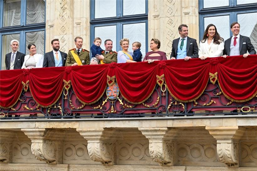 Nicolas Bagory, Prinzessin Alexandra, Prinz Sébastien, Großherzog Henri, Großher...