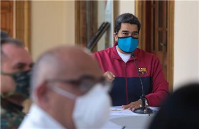Nicolas Maduro am 22.März 2020.
