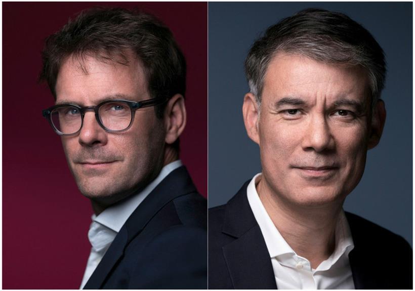 Nicolas Mayer-Rossignol (g.) et Olivier Faure se disputent le poste de premier secrétaire du PS
