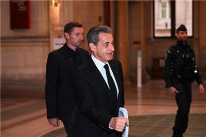 Nicolas Sarkozy hier au tribunal à Paris
