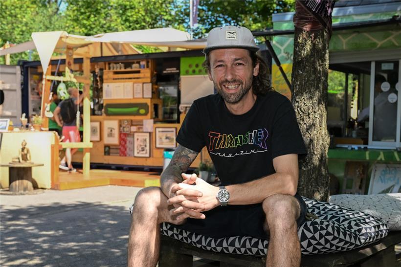 Nicolas Schommer betreibt seit 2016 den „Grénge Schapp“