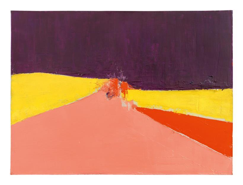 Nicolas de Staël, „Agrigente“, 1954, huile sur toile, 60 x 81 cm. Collection privée/Courtesy Applicat-Prazan, Paris.
