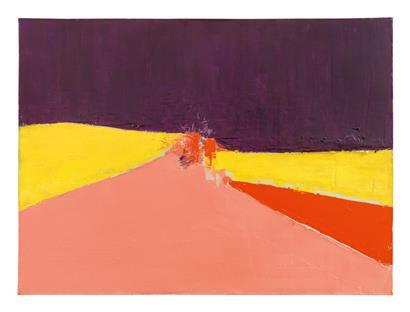 Nicolas de Staël, „Agrigente“, 1954, huile sur toile, 60 x 81 cm. Collection privée/Courtesy Applicat-Prazan, Paris.
