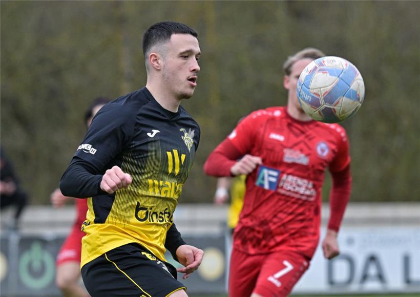 Niederkorns Stürmer Mayron de Almeida erzielte in zwölf Europapokalspielen bereits sechs Tore
