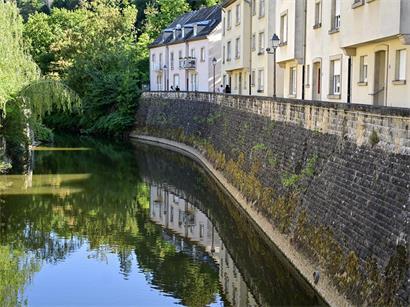 Niedriges Wasserniveau im Pfaffenthal in der vergangenen Woche: trotz Niederschläge keine Besserung
