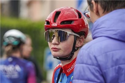 Nina Berton wurde am Dienstag von ihrem neuen Team präsentiert
